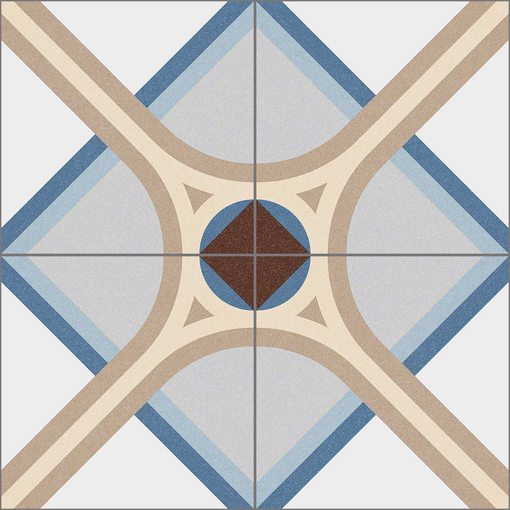 1900 Montaner Azul 20x20 - Imagen 2